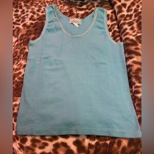 Kleids Blue Sleeveless Top